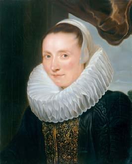 Kat.-Nr. 1023* ANTHONY VAN DYCK (Antwerpen 1599-1641 London) Porträt der Margareta de Vos, Frau des Malers Frans Snyders Öl auf Lwd.