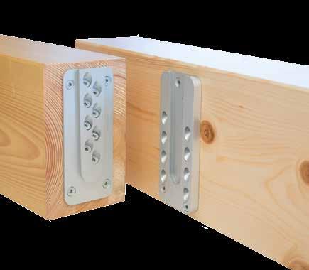 Holz-Holz-, Holz-Beton- und Holz-Stahl-Verbindungen sind in der Europäische Technische Bewertung ETA- 15/0187 berücksichtigt.