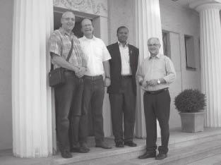 Beeindruckt von Partnerschaften mit Ruanda Wie verwurzelt Ruanda in Kaiserslautern ist, erfuhr Alphonse Twizerimana bei Begegnungen in der Pfarrei St.