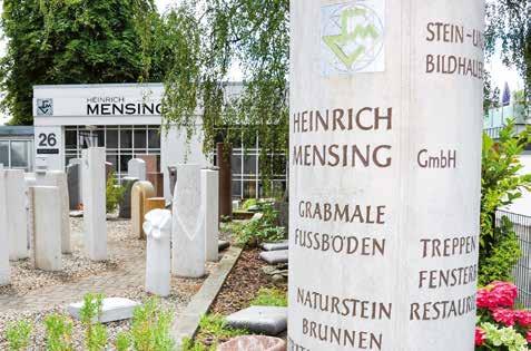 Stein- und Bildhauerei Heinrich Mensing GmbH: Seit Generationen überzeugende Steinmetzkunst für jeden Anlass Die Heinrich Mensing Stein- und Bildhauerei steht seit Generationen für handwerklich