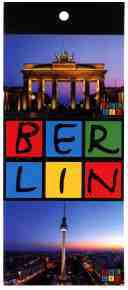 Display-Lochung, Motive: Brandenburger Tor, BERLIN, TV-Turm VE: 0 Stück Taschen-Faltplan