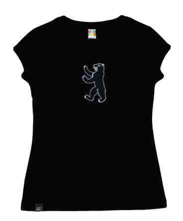 Fashion / Textilien Lady T-Shirt BERLIN Stempel schwarz Material: 96 % Baumwolle / % Elastan 60 g/m² Lady T-Shirt Patch Divided City oliv Material: 96 % Baumwolle / % Elastan 60 g/m² Taillierte Form,