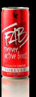 FAB Forever active boost FAB Forever active boost mit Dreifach- Effekt: Für alle, die Kraft, Konzentration und Ausdauer brauchen.