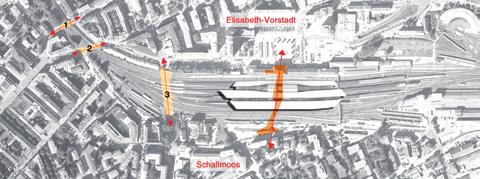 So erschließt die neue zentrale Bahnhofspassage nicht nur die Bahnsteige an sich, sondern verbindet auch Lastenstraße mit Südtiroler Platz; und somit die beiden Stadtteile Schallmoos und