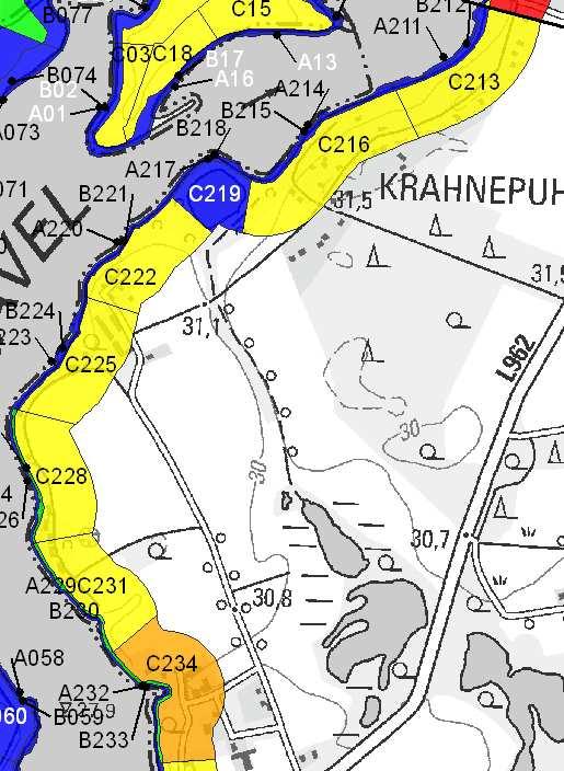 Planungsabschnitt D80001587539_P08 Stationierung Segment A211 C252 (fortlaufende südlich Ziegelei Kranepuhl bis südlich Briest -Vorschlag un GK 1 GK