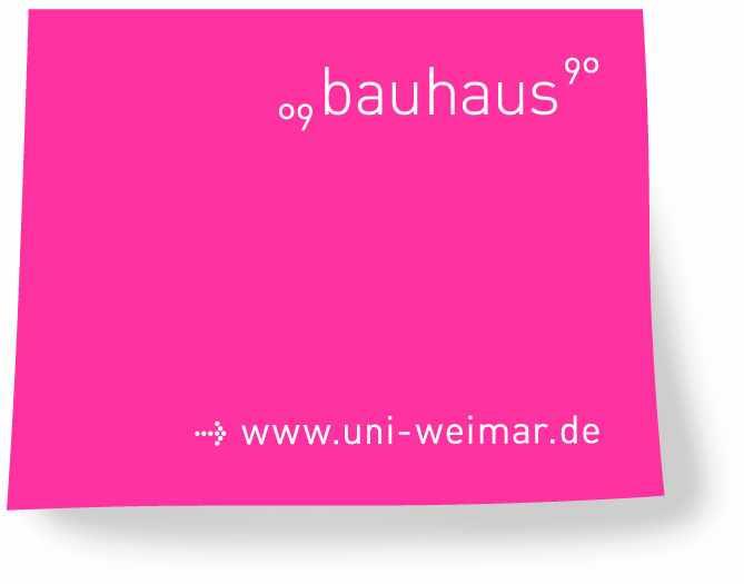 Bauhaus-Jahr 2009 Seite 7 Projekte der Bauhaus-Universität Im Jahr 2009 jährt sich die Gründung des Staatlichen Bauhauses, der Wiege moderner Architektur und Kunst und zeitgemäßen Designs, zum