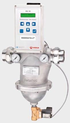 Trinkwasser Schutzfilter & Hauswasserstation Automatische Schutzfilter Berkofin VAZ ASZ Schutzfilter aus hochwertigem Edelstahl mit lichtundurchlässiger Filtertasse.