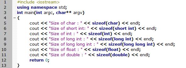 #5 Beispiel: sizeof Operator Datentyp Intel, 32-bit Windows 7 (unsigned) char 8 bit (1 Byte) (unsigned) short int 16 bit (2 Byte) (unsigned) int 32