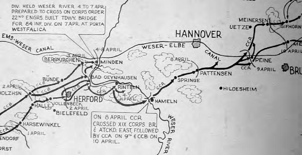 Abb. Archiv Heineke den die im Wehrbereich XI (Hannover) verbliebenen Kräfte aufgeführt. Hierbei handelte es sich in der Masse um Flakverbände und wenige Alarmeinheiten.