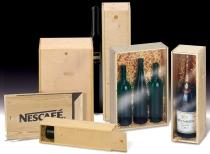 HOLZKISTEN wooden boxes HOLZKISTEN mit Schiebedeckel Formate (Innenmaße) / Artikelnummern 1er: 360* x 105 x 105 mm / A-Nr. 8501 1er Magnum Wein: 542 x 110 x 110 mm / A-Nr.