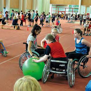 Das GLS Sprachenzentrum Berlin unterstützt das inklusive Kindersportangebot Bewegung Integrale.