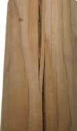 Je nach Holzfeuchte können Holzteile unterschiedlich stark arbeiten und es kann zu Veränderungen in den Abmessungen (bis zu 10 %) kommen.