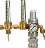Flowmeter - 1-stufig nach DIN EN ISO 2503 und EN 13918 DIN-Control mit Flowmeter mit Anschluss nach DIN 477-1 Achtung: Durchflussmenge wird am Absperrventil reguliert Gasart Durchflussleistung max.