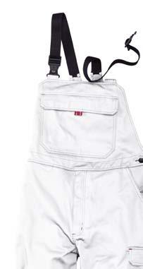 Nierenschutz Schlitz mit Reißverschluss 6 cm verstellbarer Bund Knieschutztaschen Be lastungspunkte mit Riegel ge sichert Kontraststeppung Zertifiziert nach EN 14404:2004 + A1