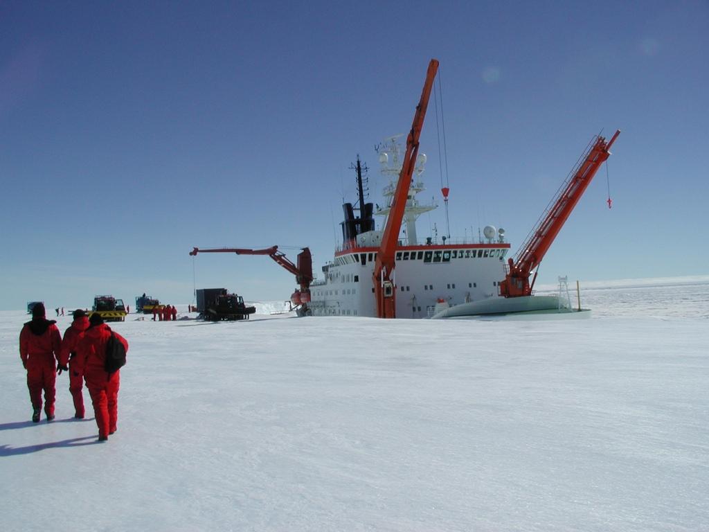 Die Schelfeise der Antarktis foto: hans oerter, 2000 Seminar