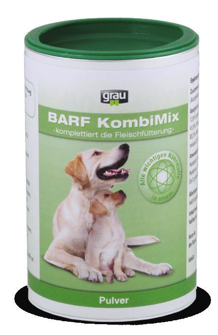 BARF KombiMix HOKAMIX30 erleichtert die Fleischfütterung gibt dem BARF-Menü das gewisse Extra reines Naturprodukt