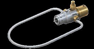 den Anschlussvorgang WEH Spannzangenmechanismus Kompaktes Design Hochwertige Materialien Der Schnelladapter WEH TW102 für Gasflaschenventile mit Außengewinde und Druckregelventil stellt in