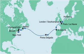 Abreisepaket (Route von Hamburg nach New York) Econom Der Preis ist inkl. paket (Route von Mallorca nach Abu Dhabi).