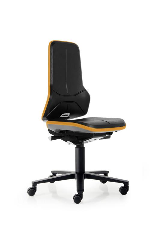 Wir empfehlen für den Bereich Labor folgende Stuhlmodelle*: Neon unterstützt die vorgebeugte Sitzhaltung fugenarm gestaltet