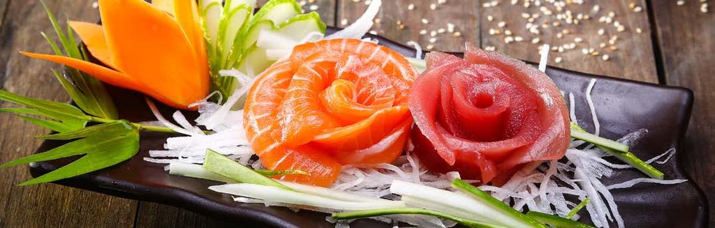 salmon & tuna 104 Moriwasa Sashimi 1,2,4,7,12 21,90 gemischter Sashimi (20 Stk.) mixed (20 pcs.