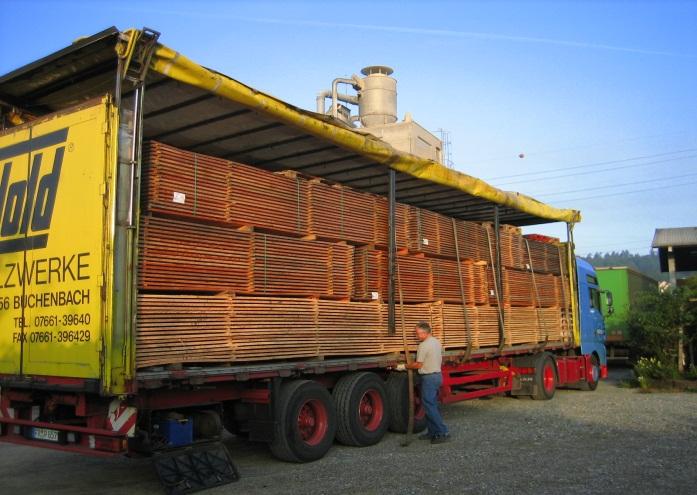 Der Baustoff Holz, woher Importe von Halb- und Fertigprodukten nehmen zu