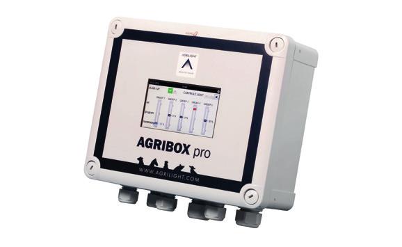 In Kombination mit der AGRIBOX pro und AGRIBOX pro Switch entscheiden Sie sich für ein intelligentes Beleuchtungssystem mit Komplettsteuerung, das u. a.