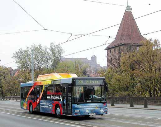 Der Markt für Hybridomnibusse: Verschiedene europäische