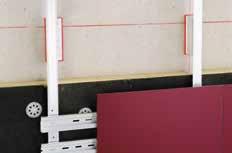 Vertikal / horizontales System verdeckt befestigt mittels Agraffen und Hin terschnittanker Fassadenplatten aus Keramik, Faserzement, Faserbeton, Naturstein und HPL