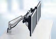 NOVUS LiftTEC-Arm I, mit Tischbefestigungen 1-teiliger Monitortragarm mit Gasdruckfeder zur komfortablen, ergonomischen