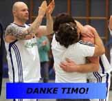 Timo in seinem letzten Spiel gegen die Royals 2013 Timo Thomas hat den VfL verlassen. Seit der Saison 1999/2000 spielte Timo für den VfL und war Teil der Aufstiegsmannschaft. in die 2.Regionalliga.