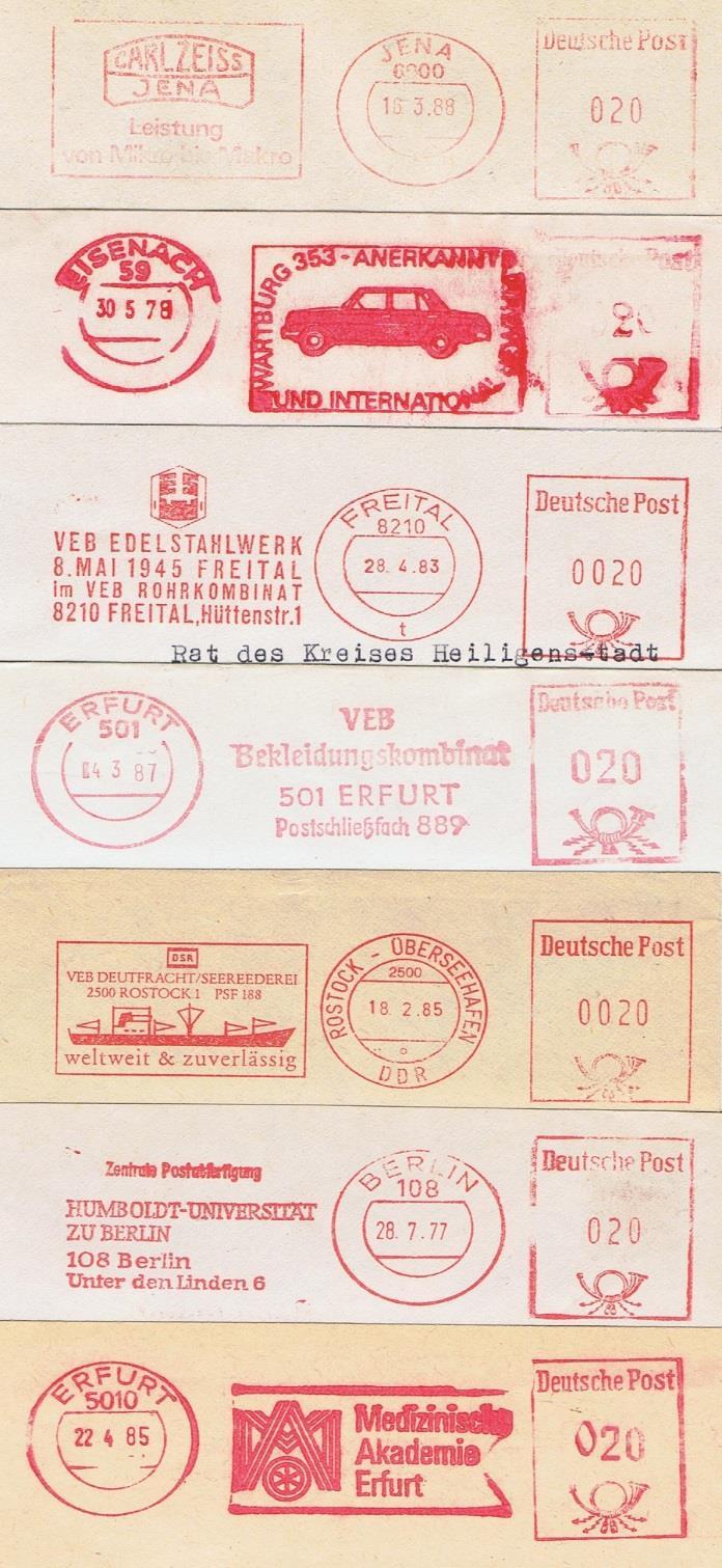 Die Selbstbucher bei der Post der DDR Betriebe, Kombinate, staatliche und gesellschaftliche Einrichtungen mit einem hohen Postaufkommen konnten bei der Post bzw.
