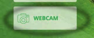 Die Webcam ist eine professionelle IP-Videoüberwachungskamera, die am Dachgiebel des Restaurants befestigt ist und den Blick nach Westen über Bahn 10 zu Grün 18 und Teebox 16 ermöglicht.
