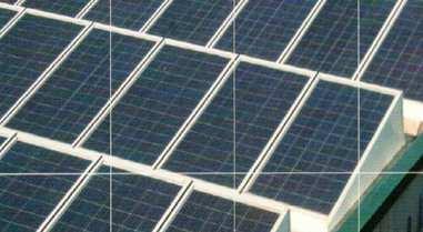 Das System kann auch Photovoltaik Module integrieren.