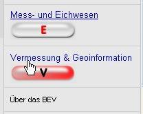 In der rechten Seitennavigation den Menüpunkt egeodata Austria Shop & Services wählen, ein