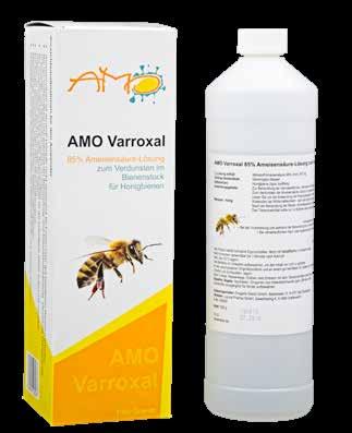 12 AMO Varroxal Tierarzneimittel mit Ameisensäure 85% zur Varroa-Sommerbehandlung der Honigbiene Beschreibung Der Wirkstoff von
