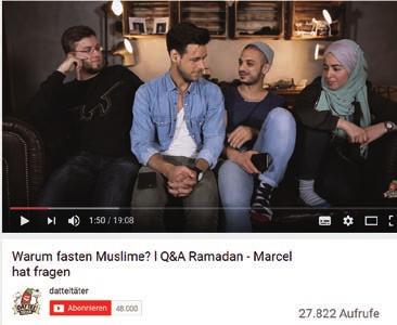 In ihren Videos kommentieren sie humorvoll gängige Vorurteile gegenüber Muslimen, geben
