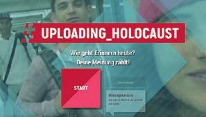 israelischen Jugendlichen zu vergleichen. Internetadresse: uploading-holocaust.