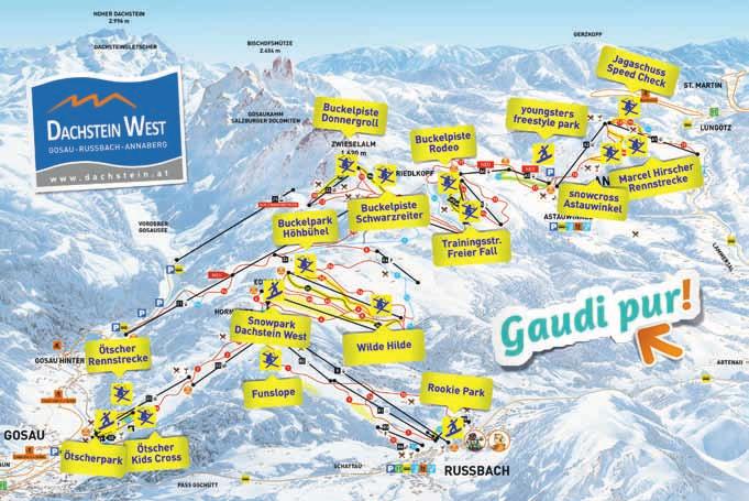 Skispaß für Groß & Klein GAUDI-PISTEN Sie wollen richtig Spaß haben beim Skifahren und Ihr Skikönnen so ganz nebenbei verbessern?