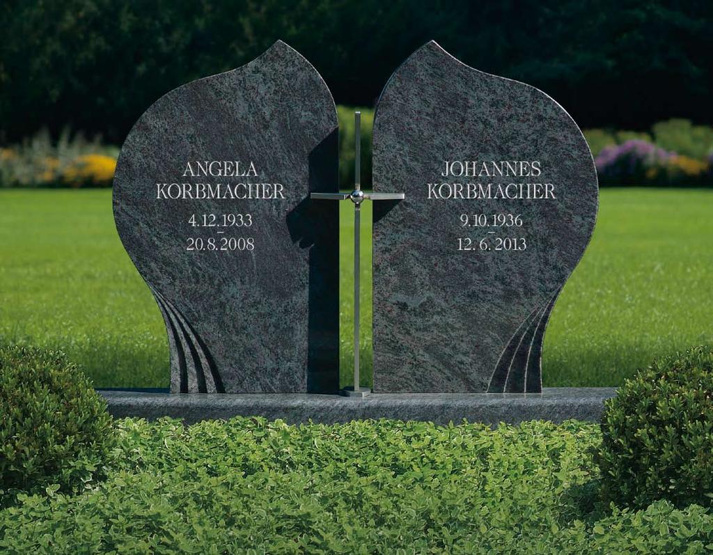 92/93 ymmetrisch gestaltete Grabdenkmale S strahlen Ruhe und Harmonie aus.