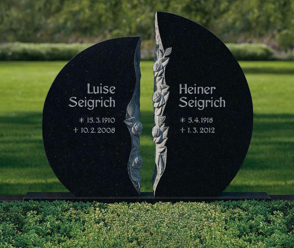 ür ein Familiengrab bieten wir Ihnen FGedenksteine sowohl im Breit- als auch im Hochformat, sogenannte