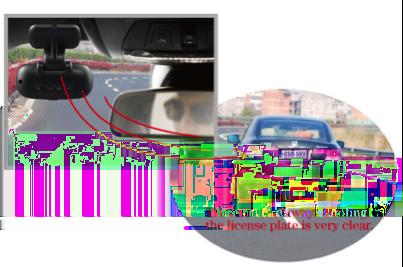 - Auto-DVR-Kamera Dashcam Black Box im Fahrzeug installiert ist, kann als Beweis bei einem Zwischenfall verwendet werden.
