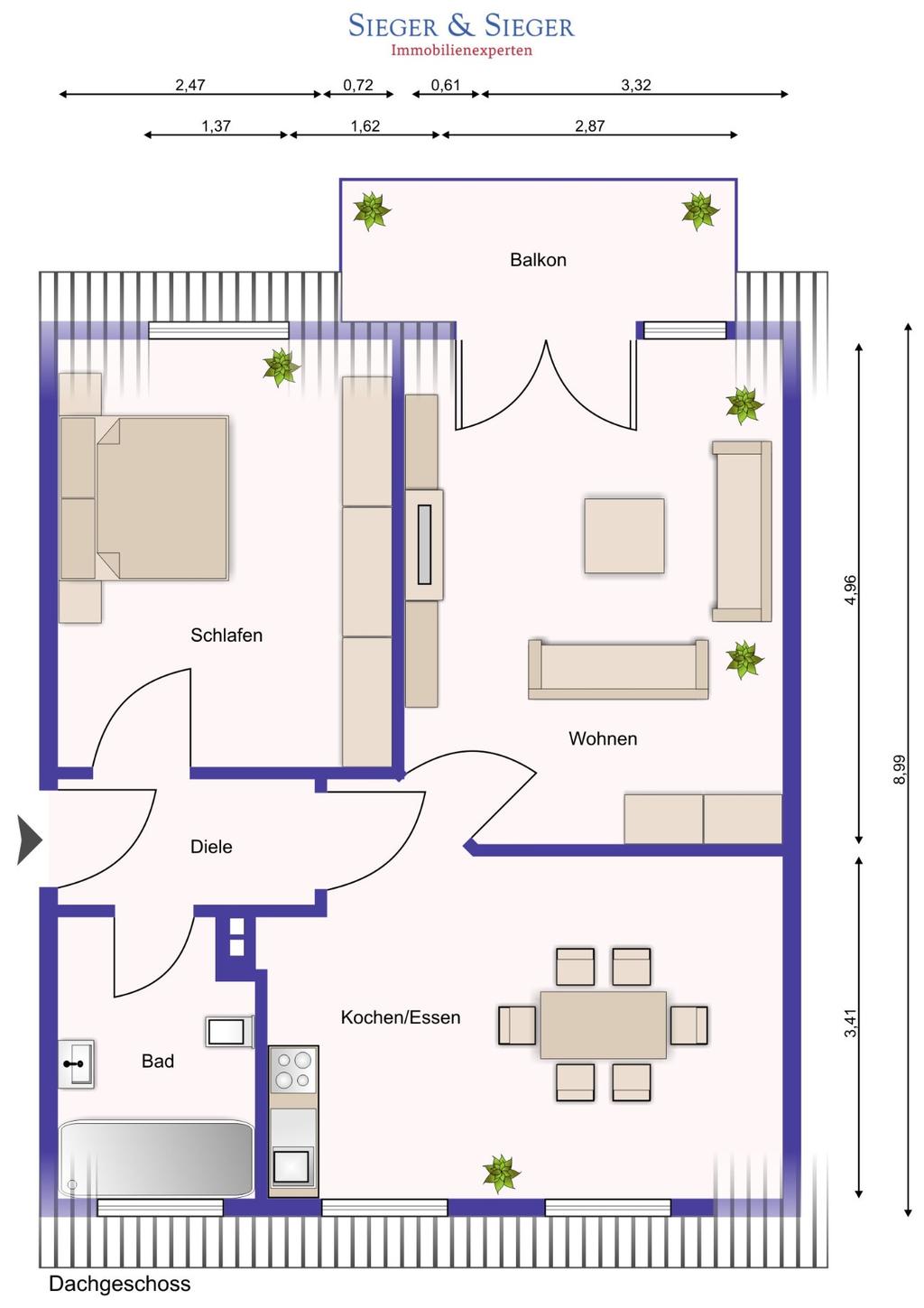 Grundriss SIEGER & SIEGER Immobilien GmbH Tel.