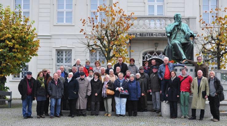 Nach mehreren Jahren Pause hatte der Vereinsvorstand den pensionierten Hochschullehrer und Literaturwissenschaftler für die Organisation dieser geschichtsträchtigen Fahrt nach Mecklenburg-Strelitz