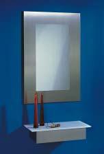 1 Wandspiegel mirror B 60 T 1,5 H 90 MISS T Wandkonsole mit Schublade