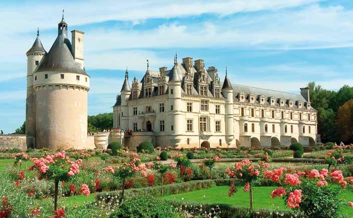 UNESCO- Welt erbe Schlösser der Loire Loire-Tal, Château Chenonceau Château Villandry, Renaissancegärten