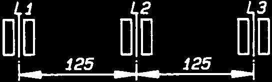 10 Schematische Darstellung Maße Dauerstrom in A Cu-Schienen H x B in mm 1 Cu- Schiene Querschnitt je Cu- 2 Cu- 3 Cu- Schiene Schienen Schienen in mm² Gewicht je Cu- Schiene in kg/m 20 x 5 320 500