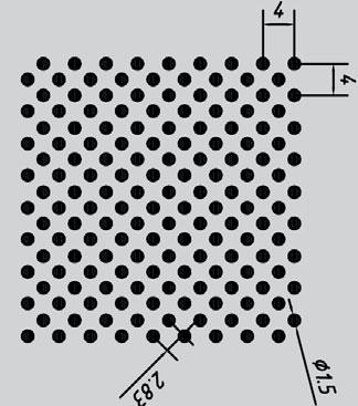 DIN 24041) 1620 1810 Ø 1.6 mm Lochanteil 20% Ø 1.8 mm Lochanteil 10% Gesamtaufbau Gesamtaufbau KLASSE B w = 0.80 3.5 KLASSE C w = 0.75 1.440 mm Rv 1.6-3.5 (n. DIN 24041) 1.413 mm Rg 1.8-4.95 (n.