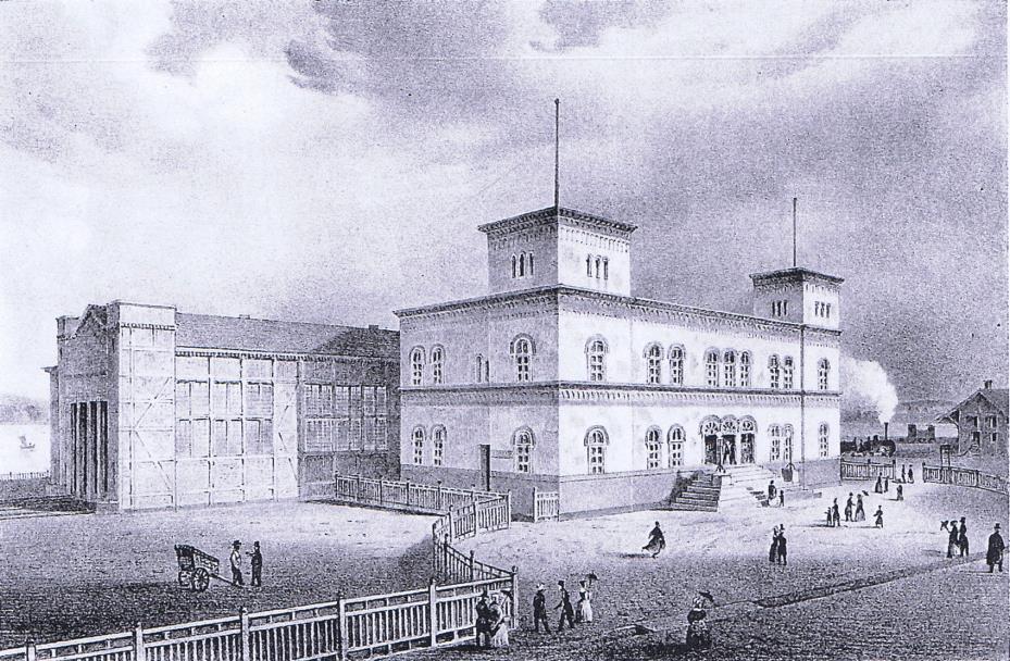 Der erste Kieler Bahnhof