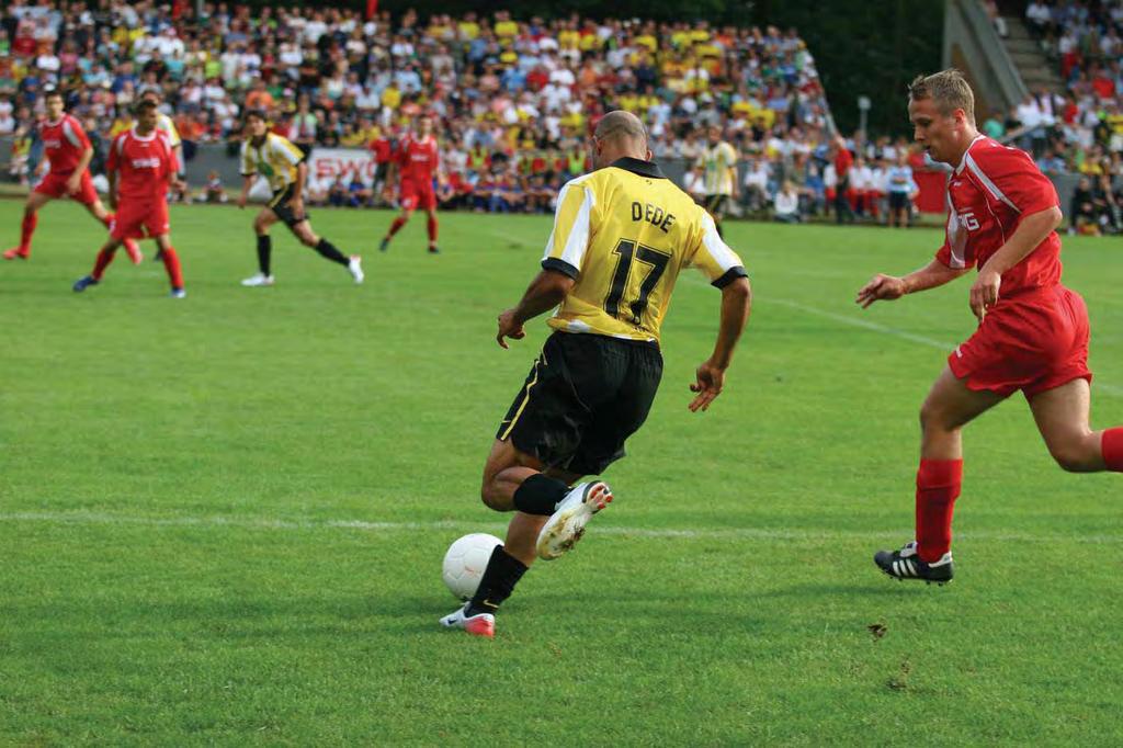 Am 1. August trat Bundesligist Borussia Dortmund im Waldstadion Gießen zum Testspiel gegen
