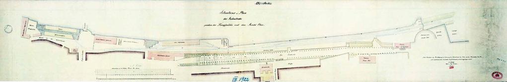 Am Rondell Gebhard (Cleve) entstand Deutschlands erstes Eisenbahn-Festungstor - vermutlich sogar das erste seiner Art weltweit.